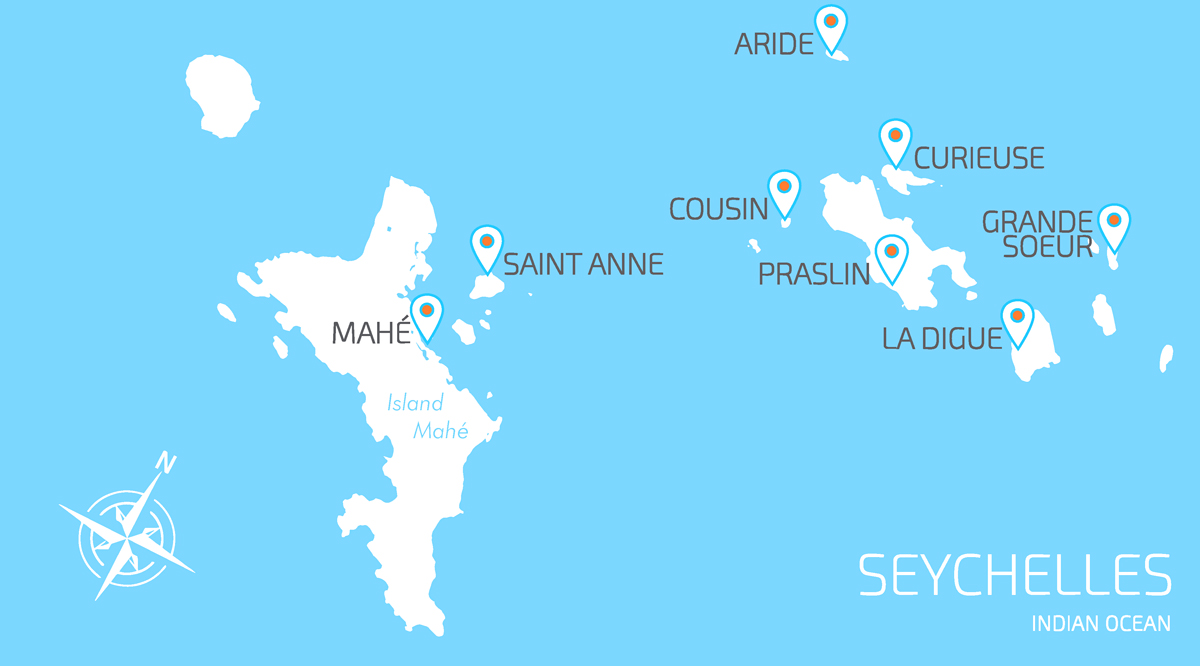 Сейшельские острова где находится страна. Сейшельские острова остров Маэ на карте.